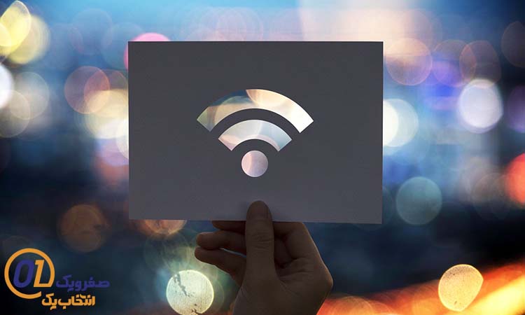 Wifi internet connection perforated paper